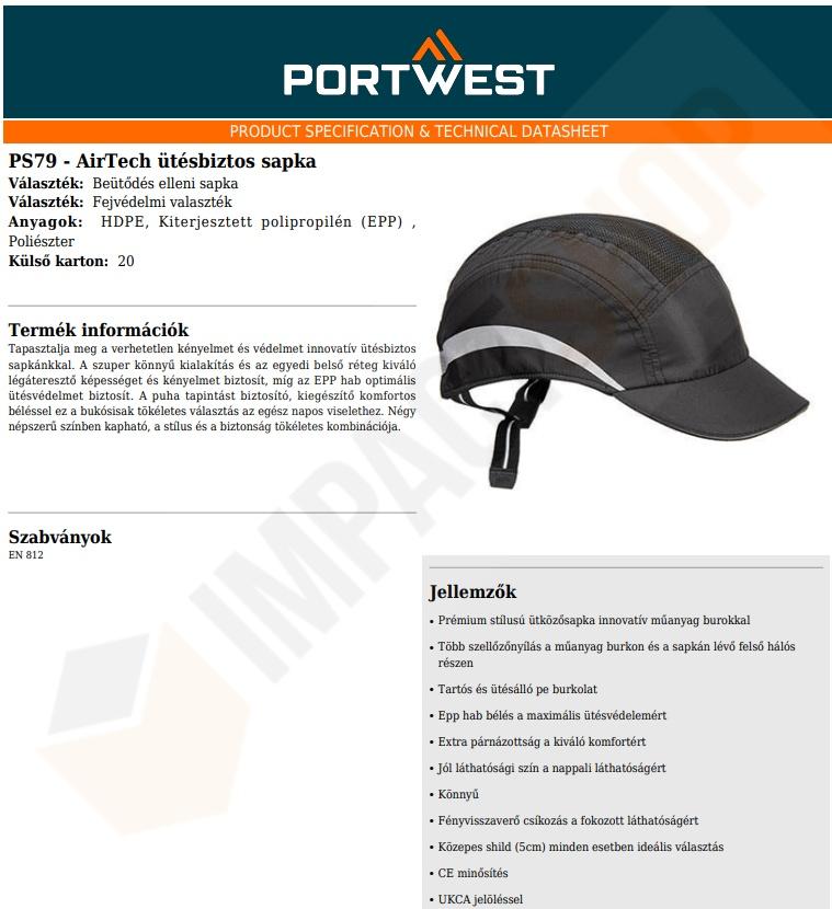 Portwest PS79 adatlap